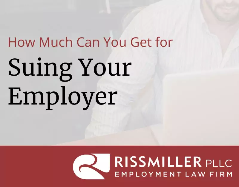 how much can you get for suing your employer