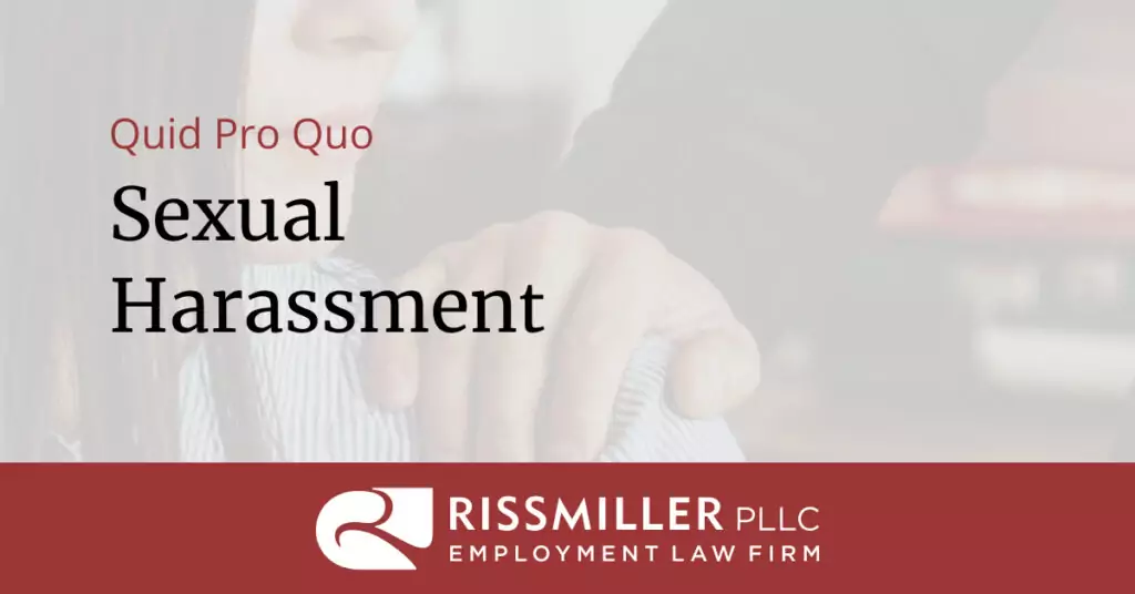 quid pro quo sexual harassment