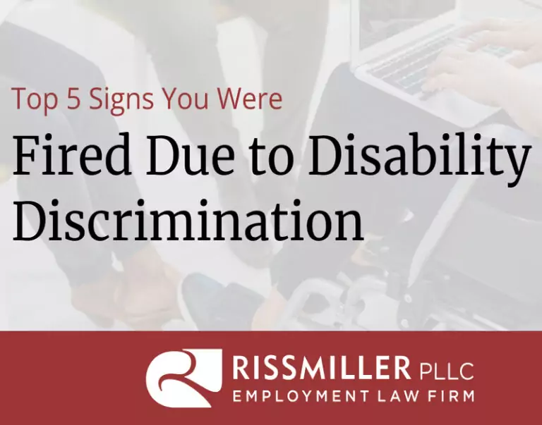 fired for disability