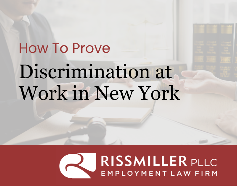 how to prove discrimination at work