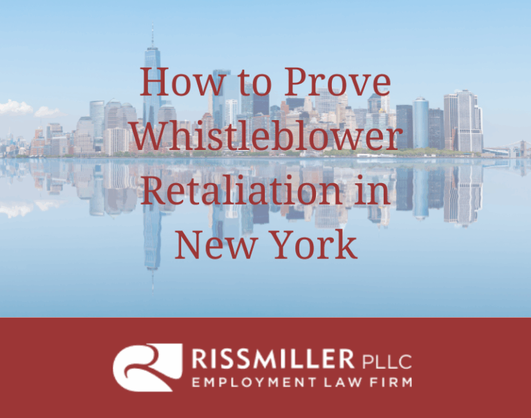 how to prove whistleblower retaliation in new york